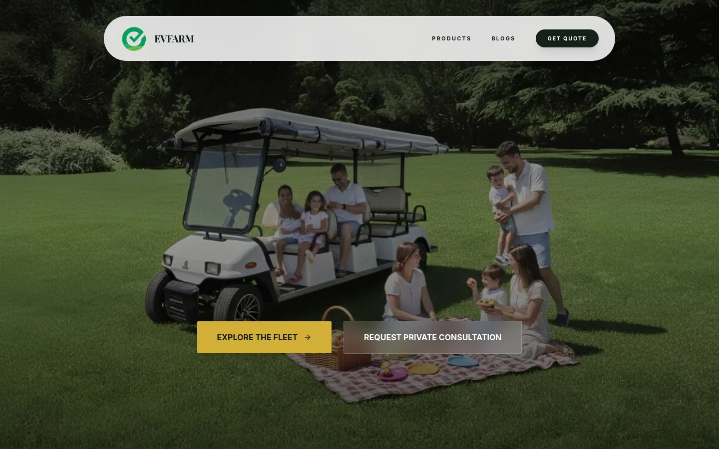 EV Farm India website